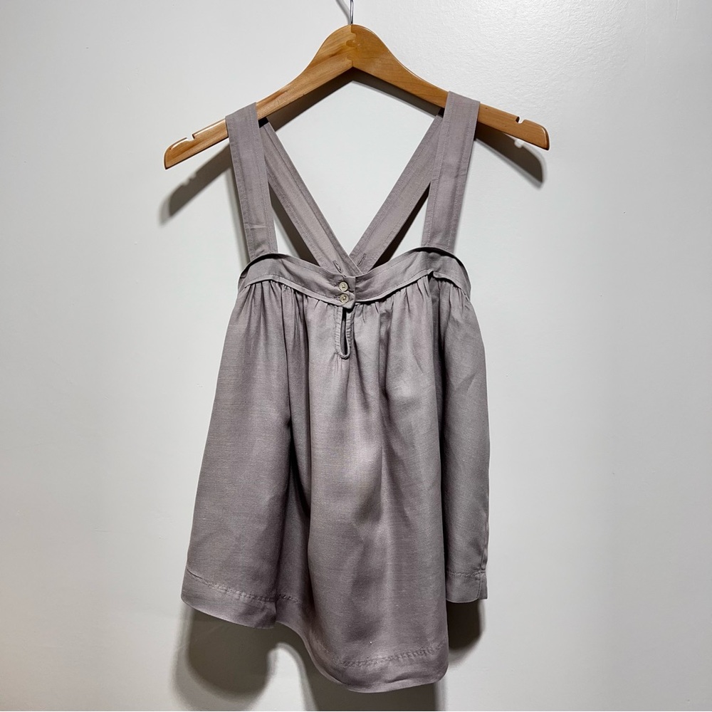 Aritzia Taupe Strappy Camisole Top